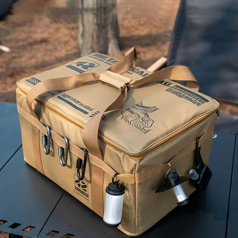 Camping Gear Bag Utility Tote Bag Camping Organizer 30L Duffel With Ergonomic Handle Waterproof Container For Barbecue Picnic