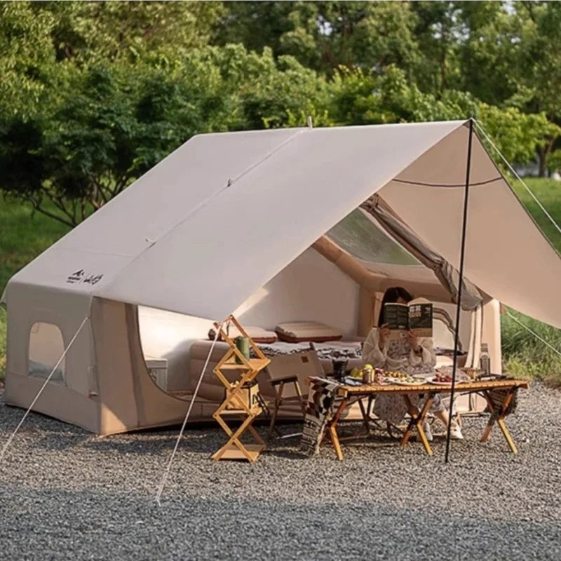 Camping Portable Automatic Inflatable Tent Shelters Outdoor Overnight Folding Waterproof Sun Protection Camping Equipment Set
