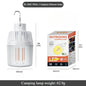 500W LED Camping Lights USB-C Rechargeable Flashlights 4 Lighting Modes Lamp Outdoor Portable Emergency Torch Hanging Lantern
