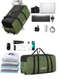Outdoor Camping Style Picnic Equipment Cosmetics Bag Clothing Tent Supplies Storage Box with Wheels Large Capacity Extra Large Travel Bag