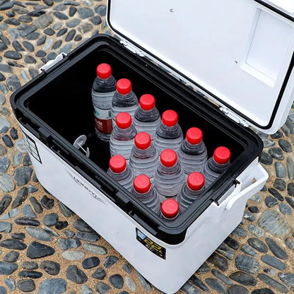 22L Fishing Cooler Box Tackle Box Camping Cooler Tank Gear Tool Container Outdoor Food Drink Cooler Refrigeration Case Organizer