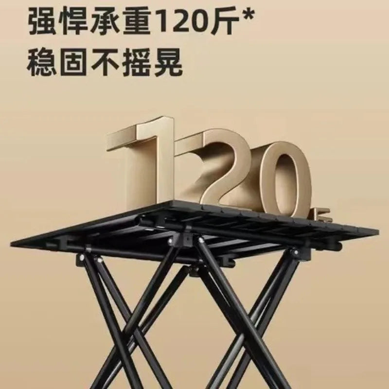 Folding table Chicken rolls table camping table picnic table portable equipment supplies simple small table office small table