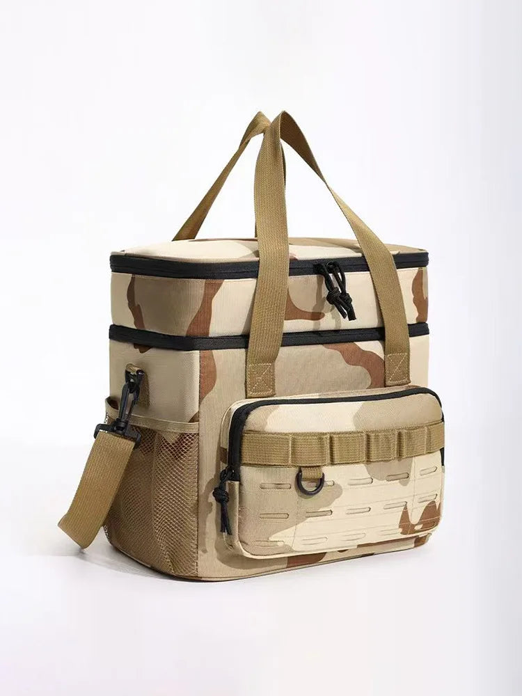 TARKA  Camping Cooler Bag Foldable Thermal Bag Beer Delivery Bag Insulation Camping Picnic Ice Pack Drink Carrier Insulated Bags