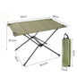 Camping Folding Table Lightweight 1680D Oxford Roll-Up Table Portable Aluminum Tourist Tables for Outdoor Picnic