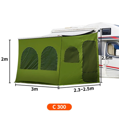 Campervan Tent, Caravan awning tent, RV awning screen room, family room, camper privacy room, awning tent van tent sunshade