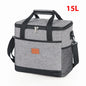 15L/25L Cooler Bag Thermal Bags with Hard Liner Large Insulated Picnic Lunch Bag Box for Camp Travel Outdoor Camping Storage Bag