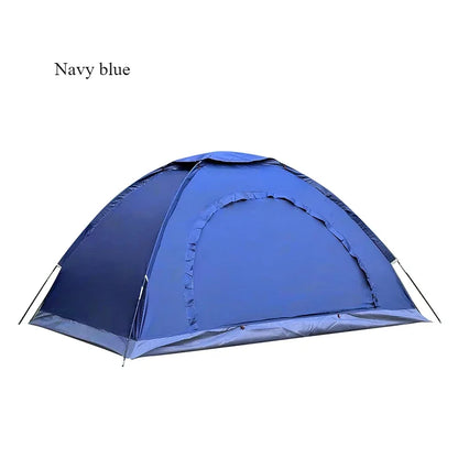 Outdoor camping tent, hiking tent with hand-connected rain and sun protection