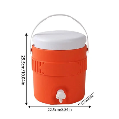 3.8L Camping Coolers Long-Lasting Insulation Portable Drink Dispensers Beverage Serveware For Outdoor Insulated Beverage Cooler