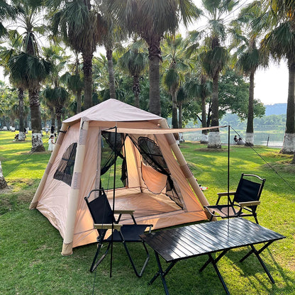 A large inflatable tent for 5-8 people, waterproof camping tent, portable outdoor tent, perfect for camping, hiking traveling