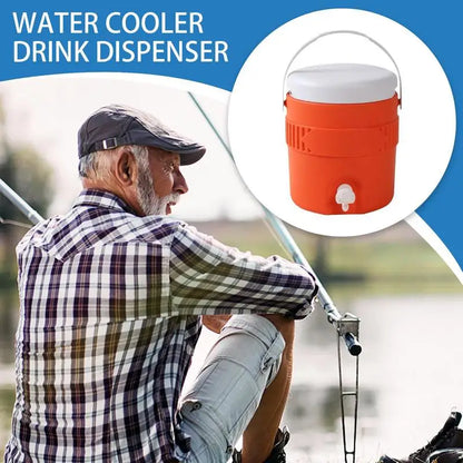 3.8L Camping Coolers Long-Lasting Insulation Portable Drink Dispensers Beverage Serveware For Outdoor Insulated Beverage Cooler