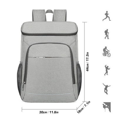 30L Cooler Backpack Leakproof Insulated Lunch Bag Picnic food insulation cooler bag for Outdoor Camping Hiking Picnics Beach
