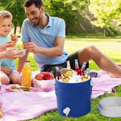 3.8L Camping Coolers Long-Lasting Insulation Portable Drink Dispensers Beverage Serveware For Outdoor Insulated Beverage Cooler