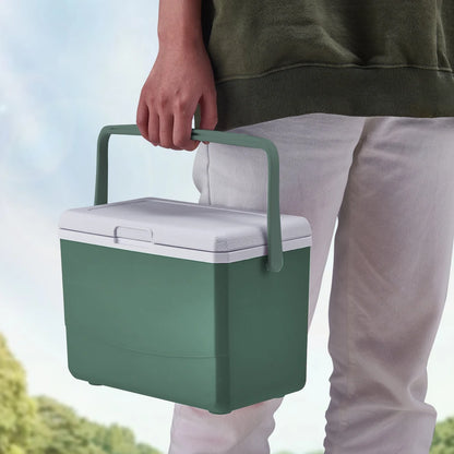 3L Insulated Portable Cooler with Handle Picnic Ice Bucket Heat Preservation Food Storage Cooler Box for Camping Tailgating