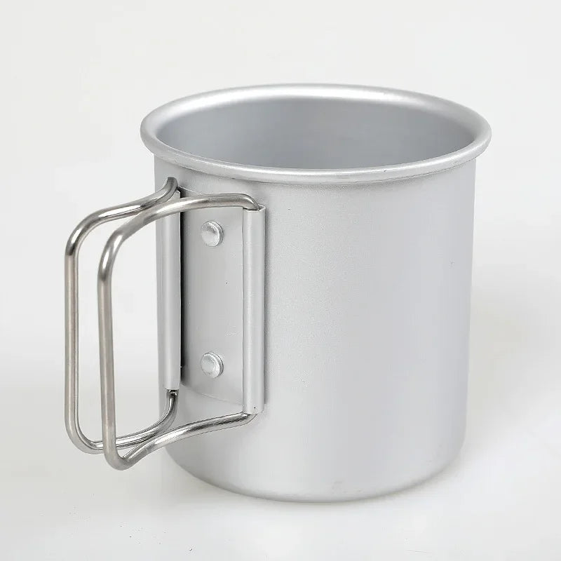 300ML Camping Mug Cup Tourist Tableware Picnic Utensils Outdoor Kitchen Equipment Travel Cooking Set Cookware Hiking