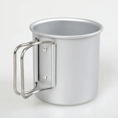 300ML Camping Mug Cup Tourist Tableware Picnic Utensils Outdoor Kitchen Equipment Travel Cooking Set Cookware Hiking
