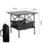 Outdoor Camping Folding Table Portable Lightweight Organizer Desks Carbon Steel Multi-purpose Picnic Hiking Egg Roll Long Table