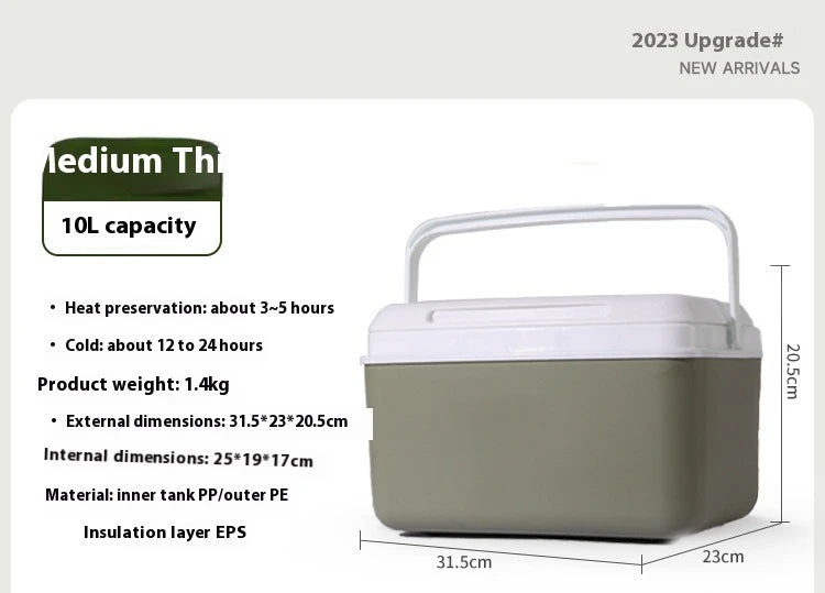 Camping Picnic Cooler Outdoor Car Portable Portable Incubator Ice Bucket Stall Picnic Ice Preservation