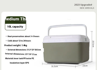 Camping Picnic Cooler Outdoor Car Portable Portable Incubator Ice Bucket Stall Picnic Ice Preservation