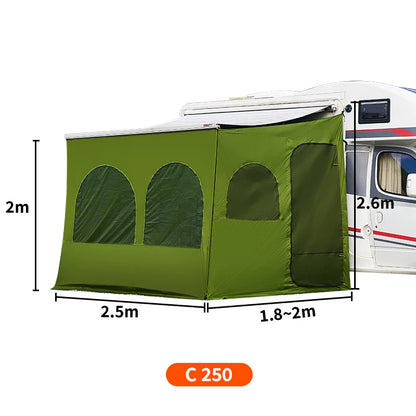 Campervan Tent, Caravan awning tent, RV awning screen room, family room, camper privacy room, awning tent van tent sunshade