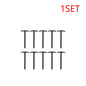 10pcs/pack Tent Pegs Ground Nails Outdoor Camping Peg Screw Anchor Stakes Hiking Tent Pins Windproof Tent Accessories 14.5x7cm