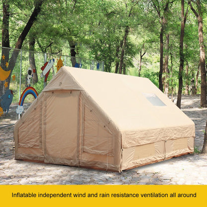 Large Inflatable Camping Tent Ultra-Quick Setup Blow Up Tent 4 Season Garden Patio Beach Fishing Inflatable Tent With air pump