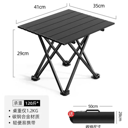Folding table Chicken rolls table camping table picnic table portable equipment supplies simple small table office small table