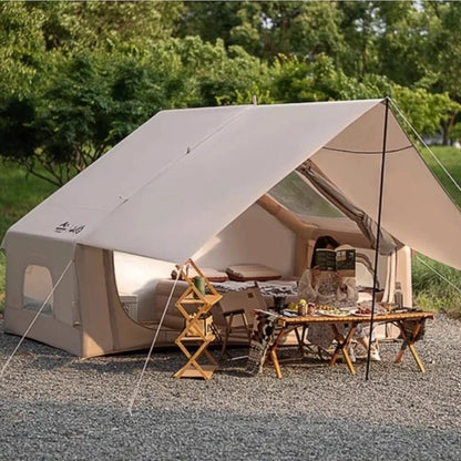 Camping Portable Automatic Inflatable Tent Shelters Outdoor Overnight Folding Waterproof Sun Protection Camping Equipment Set