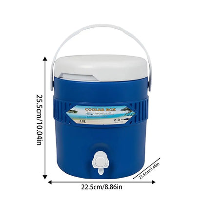 3.8L Camping Coolers Long-Lasting Insulation Portable Drink Dispensers Beverage Serveware For Outdoor Insulated Beverage Cooler