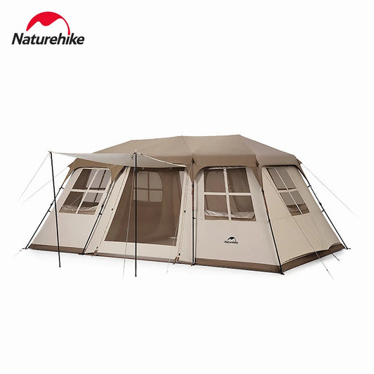 Naturehike Village17 Camping Tent 6-8 Person Large Space Automatic Tent Portable Waterproof Outdoor Picnic Quick Build Tents