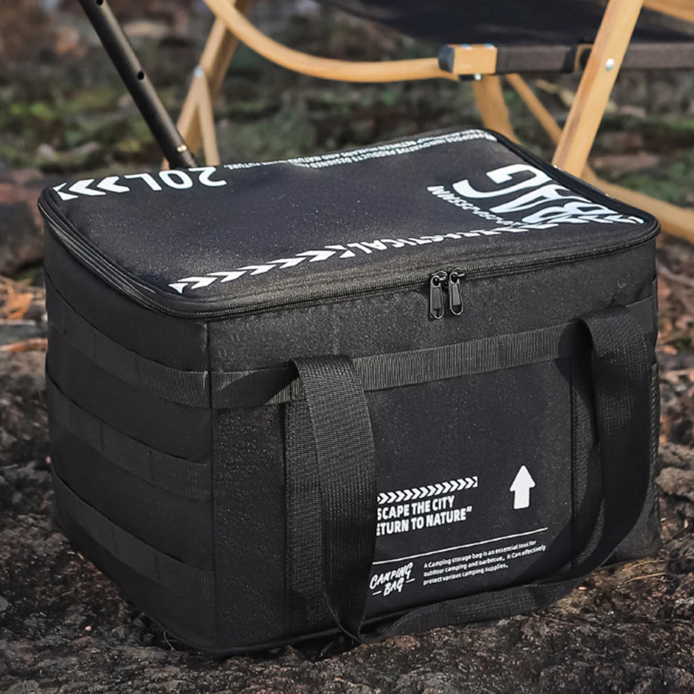 20 L Outdoor Camping Storage Bag Cooler Lunch Box Thermal bag Travel Tableware Handbag Insulated bag for Camping Picnic Tool