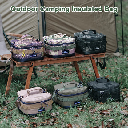 Outdoor Cooler Bag 900D Cloth Large Picnic Ice Bag Waterproof Camping Travel Organizer for Camping BBQ Family Outdoor Activities