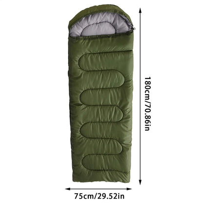 Camping Sleeping Bag Waterproof Portable  4 Season Warm Envelope Backpacking  Sleeping Bag  for Outdoor Traveling Hiking