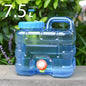 5/12/18/20/22L Water Buckets Food Grade Water Storage Tanks Driving Pure Car Water Tank Container Faucet for Outdoor Camping