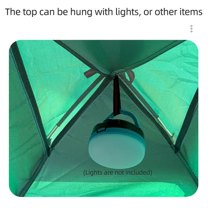 Outdoor camping tent, hiking tent with hand-connected rain and sun protection