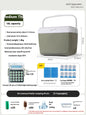 Camping Picnic Cooler Outdoor Car Portable Portable Incubator Ice Bucket Stall Picnic Ice Preservation