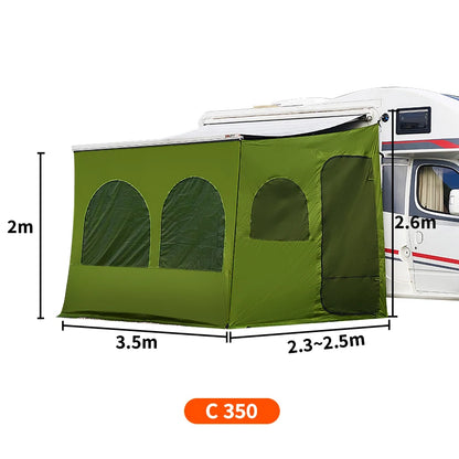 Campervan Tent, Caravan awning tent, RV awning screen room, family room, camper privacy room, awning tent van tent sunshade