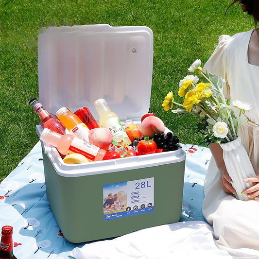 Camping Picnic Cooler Outdoor Car Portable Portable Incubator Ice Bucket Stall Picnic Ice Preservation