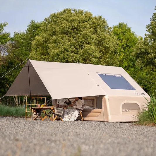 Camping Portable Automatic Inflatable Tent Shelters Outdoor Overnight Folding Waterproof Sun Protection Camping Equipment Set
