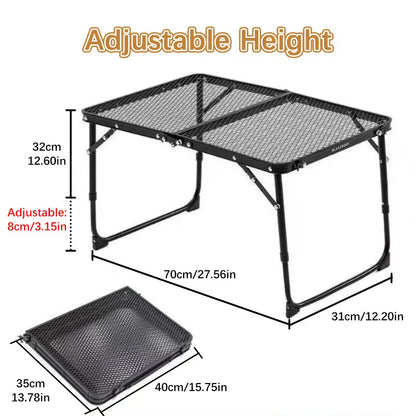 Camping Table Small Low  Outdoor Folding Table /Wild Dining Table Retractable Foldable Portable Barbecue Table