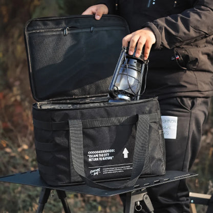 20 L Outdoor Camping Storage Bag Cooler Lunch Box Thermal bag Travel Tableware Handbag Insulated bag for Camping Picnic Tool