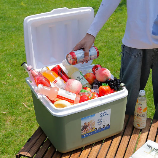 Camping Picnic Cooler Outdoor Car Portable Portable Incubator Ice Bucket Stall Picnic Ice Preservation