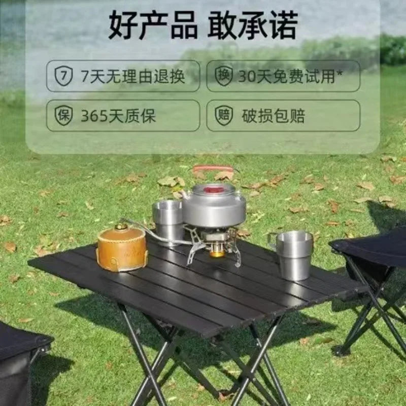 Folding table Chicken rolls table camping table picnic table portable equipment supplies simple small table office small table