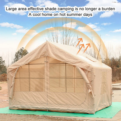 Large Inflatable Camping Tent Ultra-Quick Setup Blow Up Tent 4 Season Garden Patio Beach Fishing Inflatable Tent With air pump