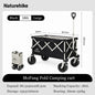 Naturehike Camping Trolley Foldable Multifunctional Outdoor Picnic Barbecue Table beach camping cart Portable barbecue Trolley