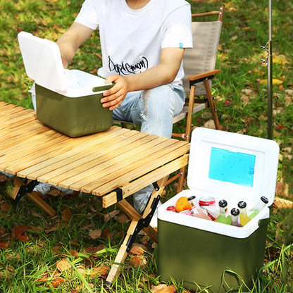 13/6L Cooler Box Portable Camping Refrigerator Incubator Large Capacity Car Ice Bucket Heat Preservation Camping BBQ Equipment