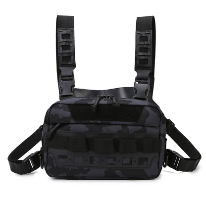 Fishing Vest Bag Men's Camo Fishing Lures Utility Tackle Chest Bags Waist Pack Outdoor Mountaineering Camping Hiking Hunting