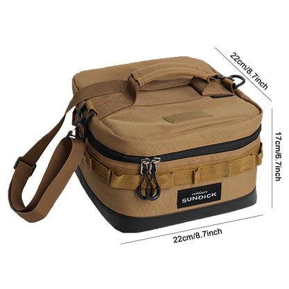 Outdoor Cooler Bag 900D Cloth Large Picnic Ice Bag Waterproof Camping Travel Organizer for Camping BBQ Family Outdoor Activities