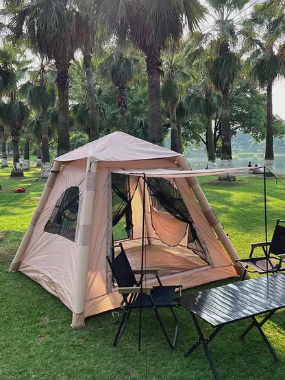 Lohascamping Large Camping Air Tent for 4-5 people Air shelter Dome tent Family Hiking  inflatable One-touch tent Outdoor Tent