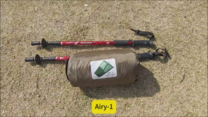 Airy Mesh Tent Outdoor camping mosquito-proof single hiking tent lightweight inner tent pole-free tent backpacking 1 person